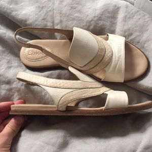 Chloe sling back sandals Size 36